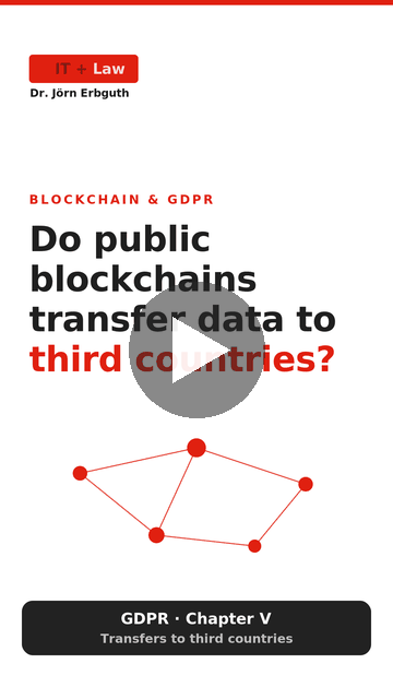 Do public blockchains transfer data to third countries? — Lindqvist